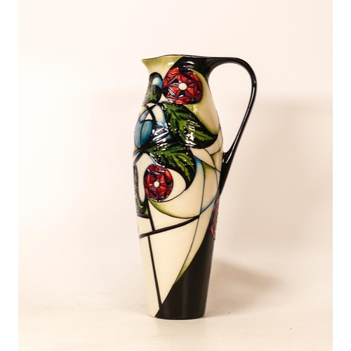 72 - Moorcroft Floral Tube lined Jug, dated 2010, height 27cm