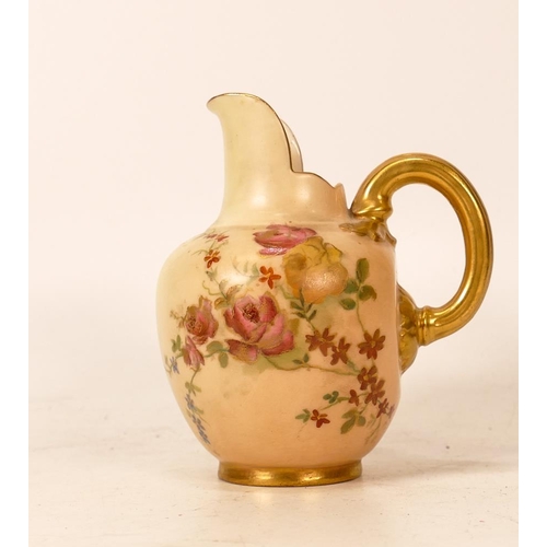 89 - Royal Worcester Blush Ivory Jug, height 11cm