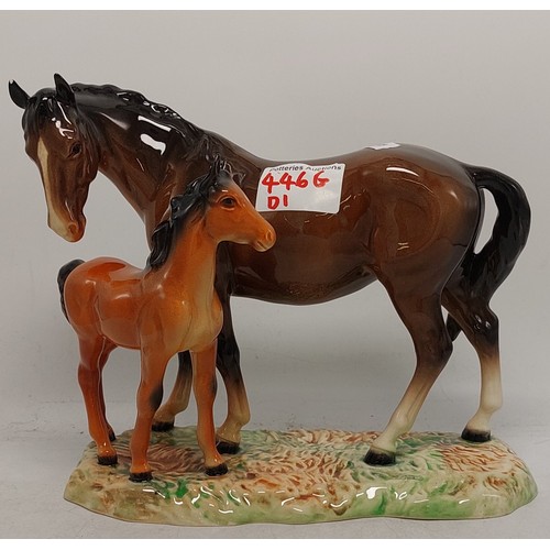 446G - Beswick Mare and Foal Model 953