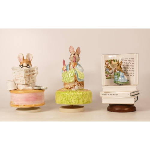 431 - Three Schmid Beatrix Potter Musical Figures (3)