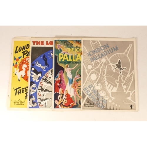 436 - A collection of 1930's London Palladium Brochures