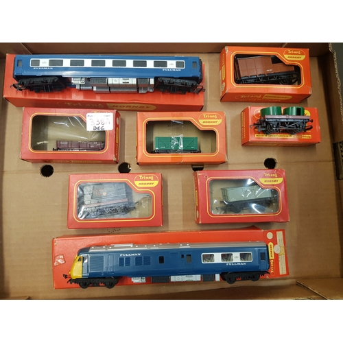 338A - A collection of Hornby & Triang Hornby 00 gauge scale models to include R.426 Pullman Parlour car, R... 