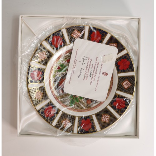 50D - Royal Crown Derby 1994 Imari Christmas plate, d.21cm, boxed with certificate.