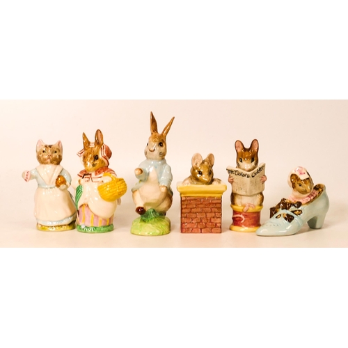 86 - Boxed Royal Albert Beatrix Potter figures to include Peter Rabbit, Tabitha Twitchet, Tom Thumb, Mrs ... 