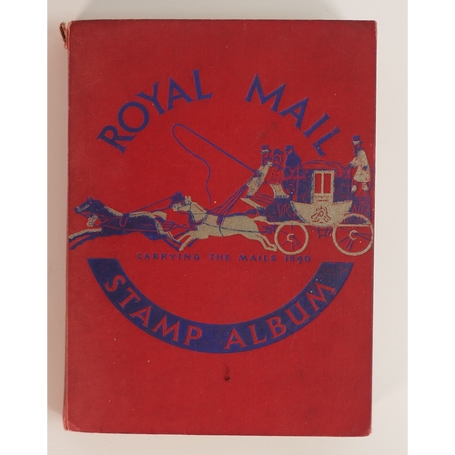 257 - A Royal Mail Stamp album containing many vintage stamps of the world countries.