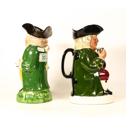 307 - Two Ceramic Toby Jugs to include Crown Devon Fieldings Musical Example together with 19th Century St... 