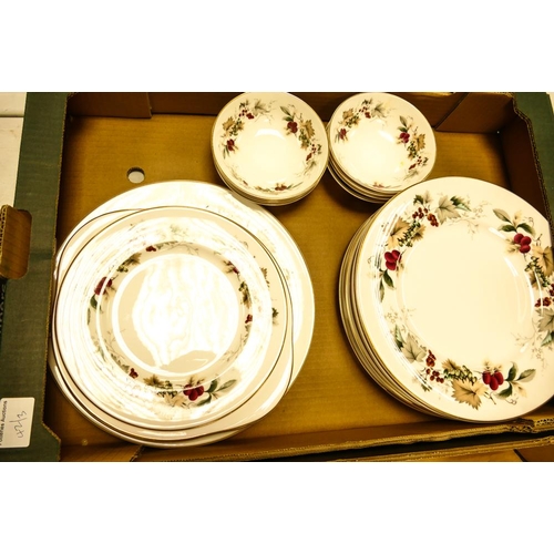 42 - A large collection of Royal Doulton Ardon Pattern tea & dinnerware to  include Trio's , Tureen, lidl... 