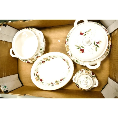 42 - A large collection of Royal Doulton Ardon Pattern tea & dinnerware to  include Trio's , Tureen, lidl... 