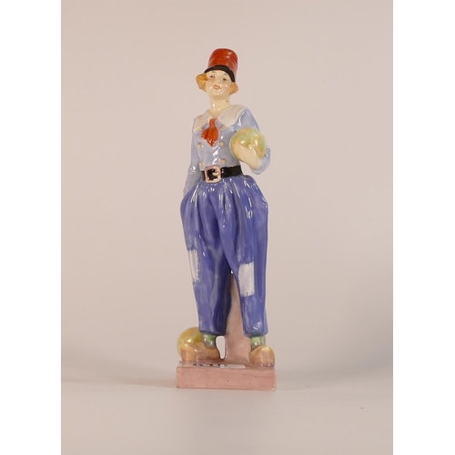 535 - Royal Doulton early figure Derrick HN1398, dated 1930, head re-stuck and hairline crack to pedestal.