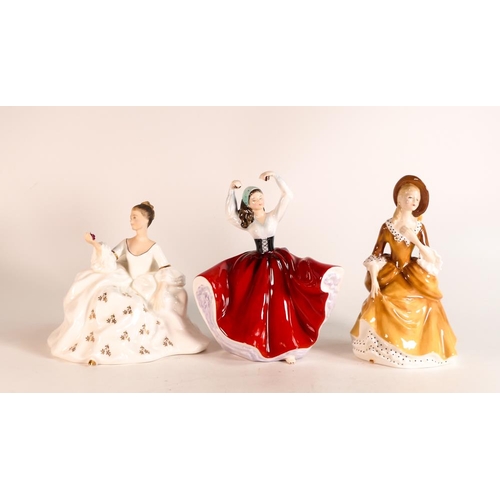 47 - Royal Doulton Lady Figures to include Sandra Hn2275, My Love Hn2339 & Karen Hn2388(3)