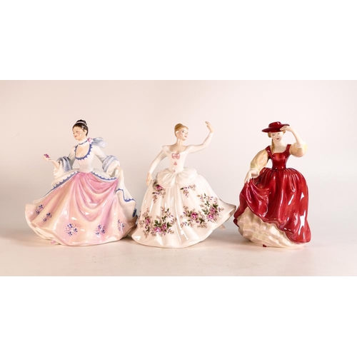 48 - Royal Doulton Lady Figures to include Buttercup HN2399, Rebecca Hn2805 & Shirley Hn2702(3)