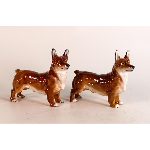 61 - Royal Doulton Corgi Dog Figures Hn2558 (2)