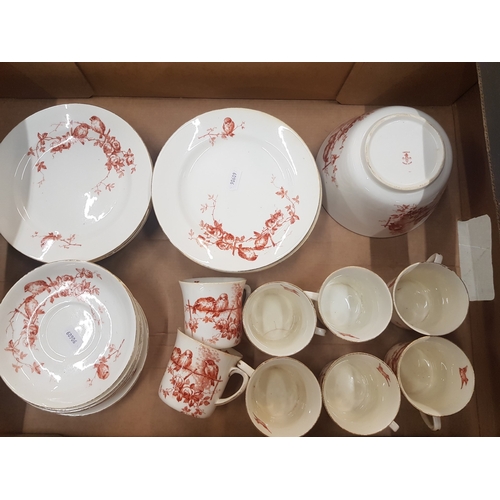 454 - A collection of early 20th century Meir China teaware items to include cups, saucers, side plates an... 