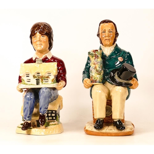 240 - Kevin Francis Large limited edition Toby jug David Winter together with Sir Henry Doulton jug (2)