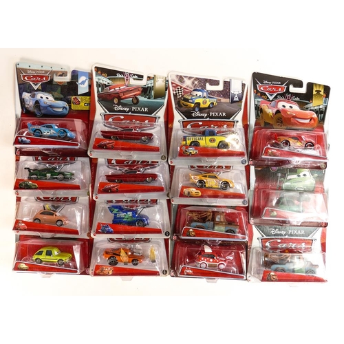 427 - A collection of Carded Disney Pixar Cars & Disney World Of Cars  Model toy cars (17)