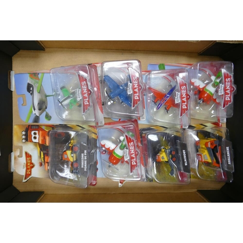 430 - A collection of Carded Disney Pixar Planes & Planes II Disney  Model toy planes (8)