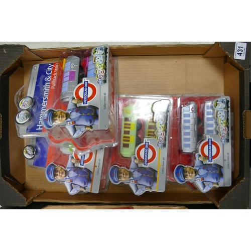 431 - Four  Underground Ernie electric trains, unopened in original packaging.