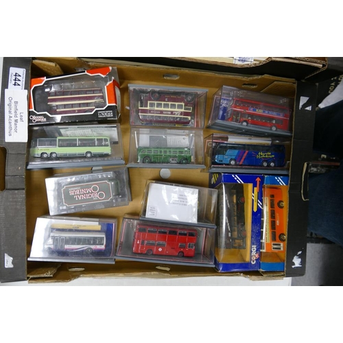 444 - A collection of Boxed Corgi & Original Omnibus Model Buses including Leyland Pd21, Neoplan City Line... 