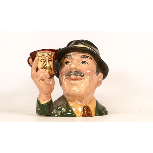 105 - Royal Doulton Large Character jug The Collector D6796, special edition, signed to base