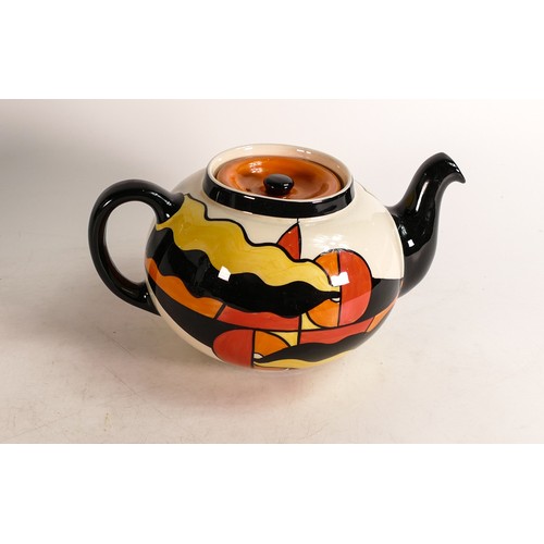 1 - Lorna Bailey Mirage patterned tea pot, Old Ellgreave back stamp, height 12.5cm