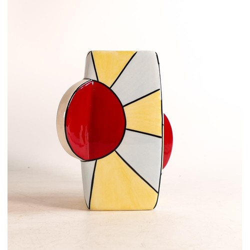 11 - Lorna Bailey Square Sunburst vase limited edition 2/5, for one of Lorna Bailey's open days 28/07/200... 