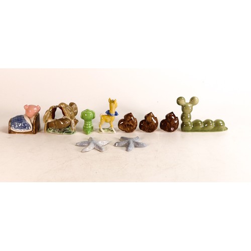 38 - Wade collection of Animals including Comical Caterpillar, BabyCham figure, Disney Owls etc.  This lo... 