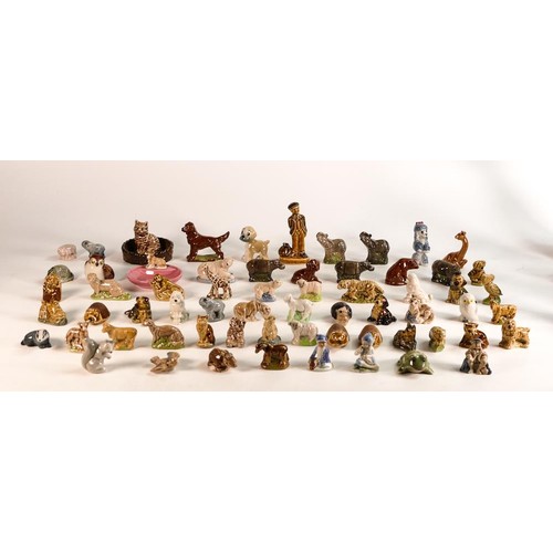 59 - A collection of Wade Whimsies to include Whooper, Happy Families, etc. Approx. 53 pcs