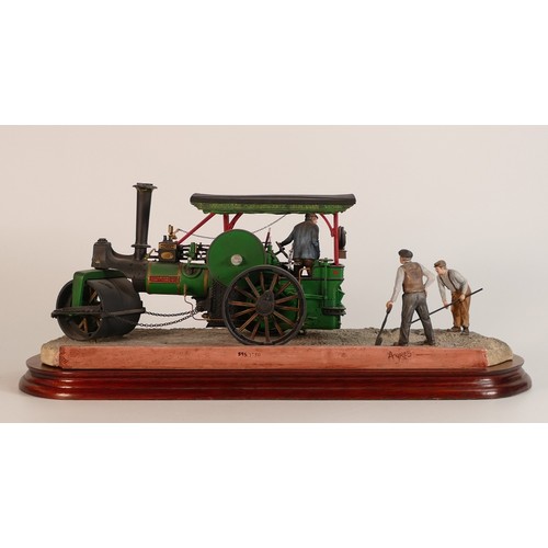 73 - Border Fine Arts 'Betsy' (Steam Engine), by Ray Ayres, limited edition with cert, length base 41cm