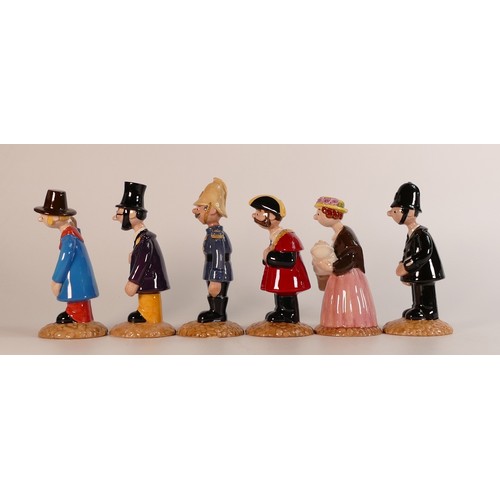 80 - A collection of boxed Beswick Trumpton figures to include: Captain Flack TR1, The Mayor TR2, PC Mcga... 