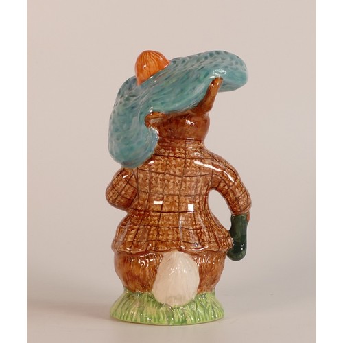 83 - Beswick prototype Beatrix Potter large figure of Benjamin Bunny decorated in a different colourway, ... 