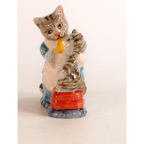 87 - Beswick Beatrix Potter prototype colourway figure of Mittens & Moppet, Royal Doulton not for resale ... 