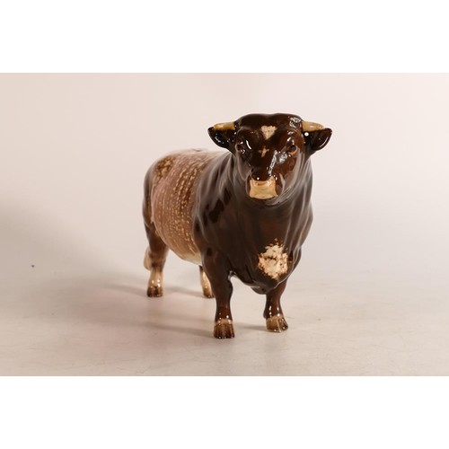 100 - Beswick Dairy Shorthorn Bull, model 1504