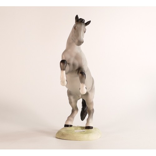 110 - Beswick rearing Welsh Cob 1014 in grey matt.