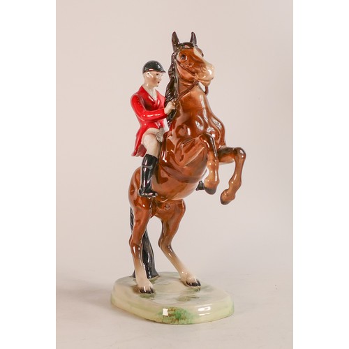 116 - Beswick Huntsman on rearing horse 868, first version.