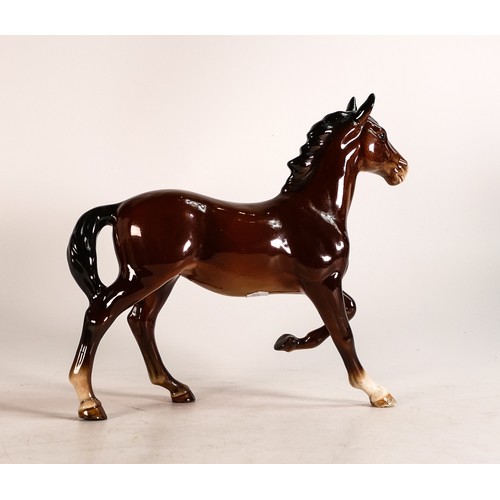 128 - Beswick early version of Stocky Jogging Mare 855, good restoration to rear tail / leg.