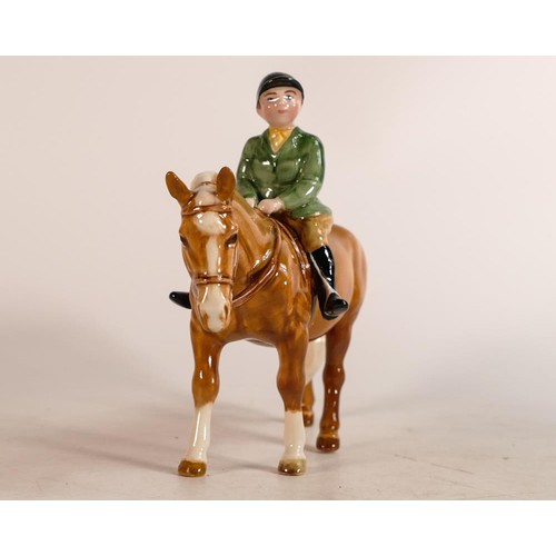 137 - Beswick Boy on Palomino Pony, model 1500