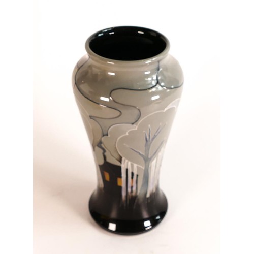 605 - Moorcroft Tales of Twilight vase & signed artists print, Emma Bossons limited edition 3/100 2014, he... 