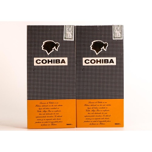 1888 - Cohiba Lanceros hand made Cuban cigars, 2 sealed boxes of 5.