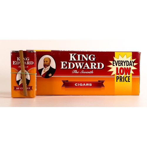 1889 - King Edward the Seventh small filtered cigars, 9 packs of 20.