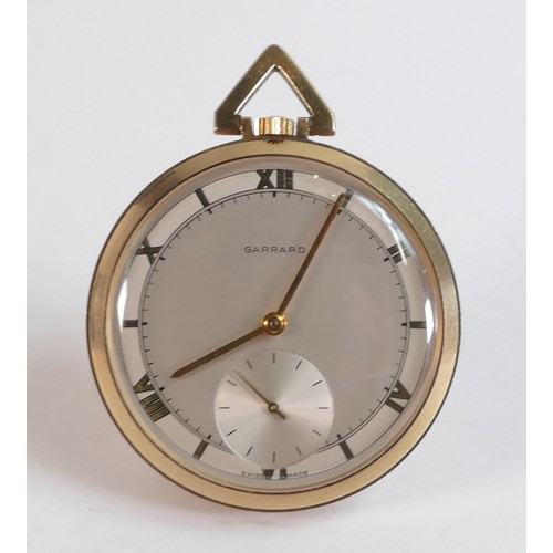 2070 - 9ct gold Garrard keyless pocket watch, presentation inscribed to the reverse BOC 1949-1970, gross we... 