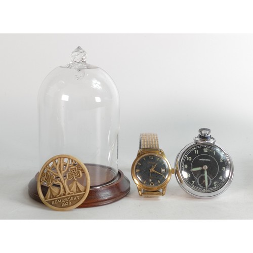 2071 - A collection of items including Ingersoll pocket watch, Accurist Antimagnetic mechanical wristwatch,... 