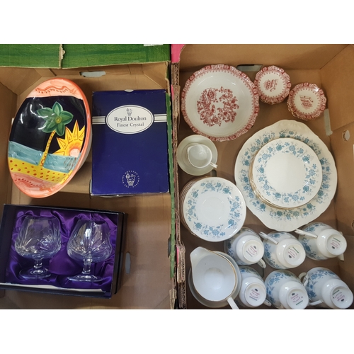 A mixed collection of items to include colclough 21 piece tea set ...