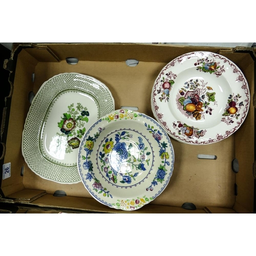 26 - A collection of Masons pottery to include 6 x Fruit Basket patterned pasta dishes, Regency patterned... 