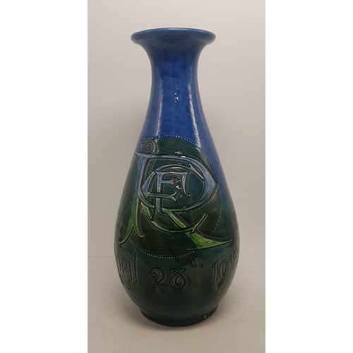 288 - Studio Pottery Vase with the date April 28th 1913 along with entwined initials 28cm Height