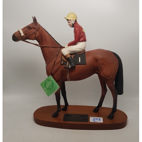 293 - Beswick Connoisseur Red Rum with Brian Fletcher up 2511.