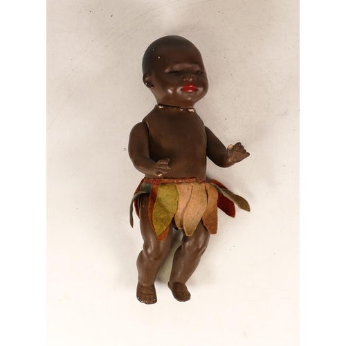 434 - Heubach kopplesdorf  African jointed doll. Two fingers missing