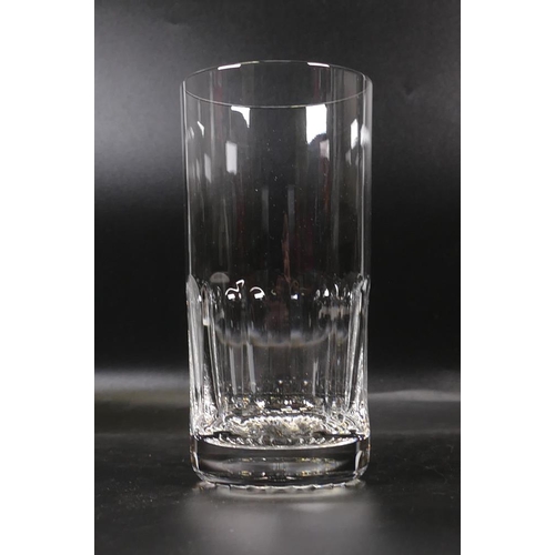 207 - Six Boxed Ajka Lead Crystal Large Hi ball Tumblers, height 15cm (6)