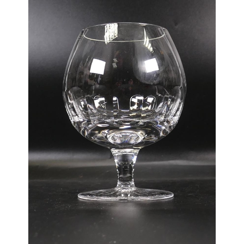 208 - Four Boxed Ajka Lead Crystal Large Hi ball Brandy Glasses, height 14cm(4)