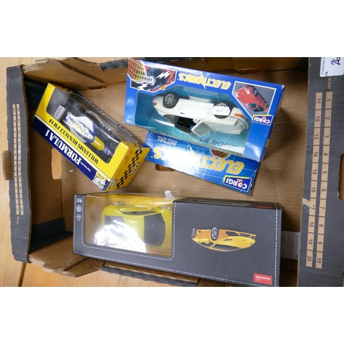 175 - A collection of Boxed Model Toy Cars including Rastar Lamborghini Huracan Lp 610-4, Corgi Electronic... 