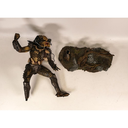 179 - McFarlane Toys Predator Figure ( detached from base )